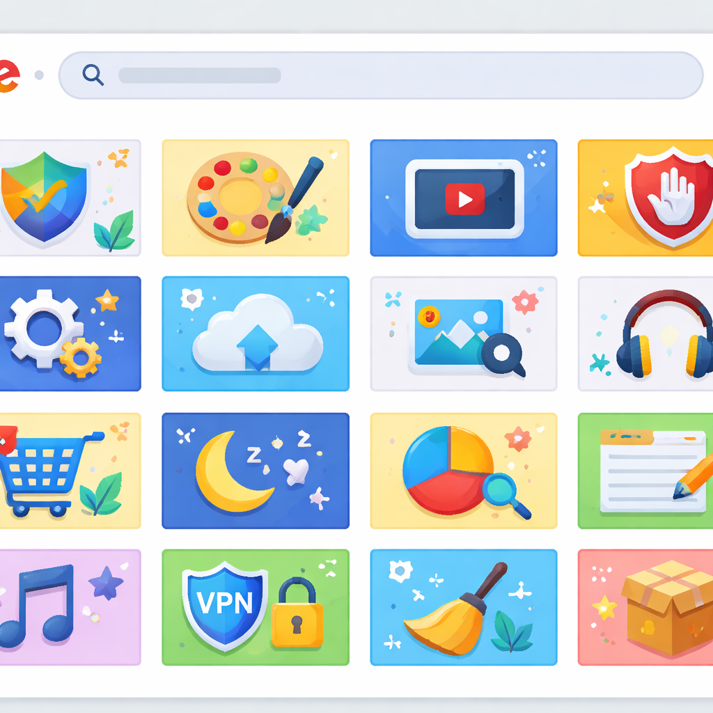 谷歌浏览器插件展示丰富的扩展程序生态系统